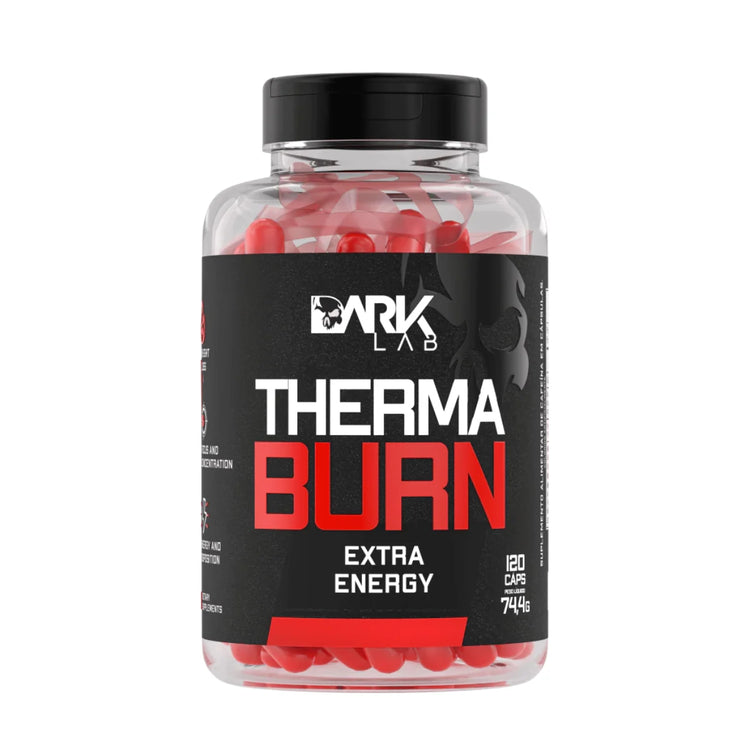 Termogenico 120 Capsulas Therma Burn 120 Caps Dark Lab com Cafeina