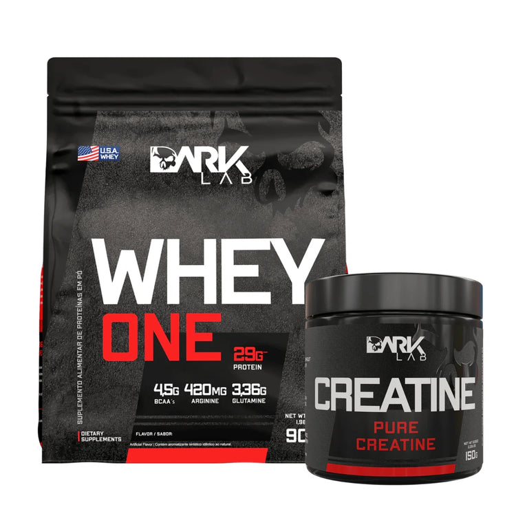 Whey Protein One Refill 900g + Creatine Pure 150g Monohydrate Kit-Dark Lab